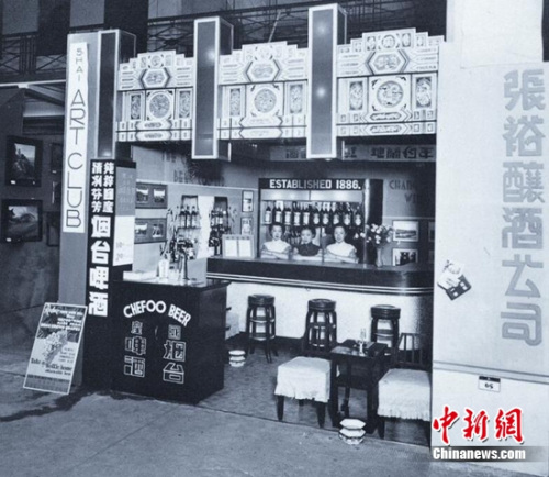 百年前位于上海南京东路上的“张裕分销处”
