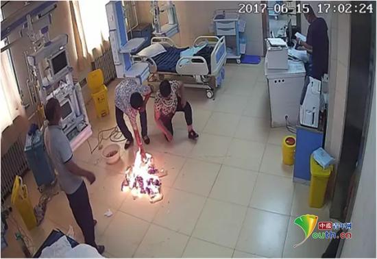 山东一医院发生医闹事件：数人在重症监护室烧纸钱
